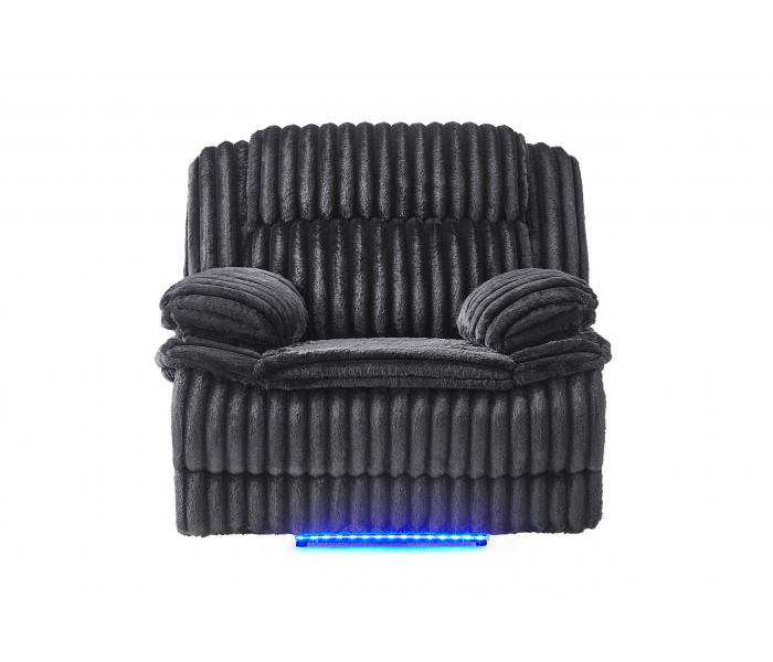 U8686 - Power Recliner With LED - Black