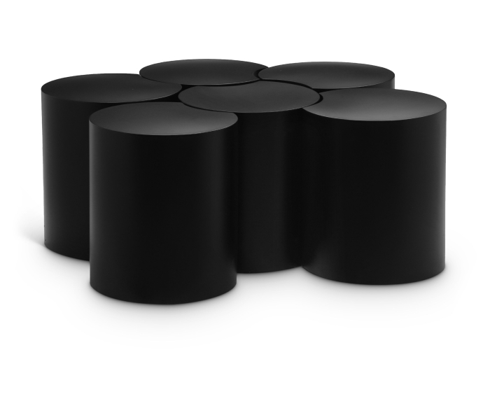 Dimple - 18" 6 Piece Modular Coffee Table, 44"