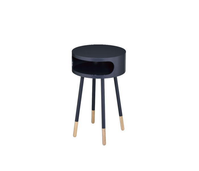 Sonria - End Table - Black & Natural, 16"