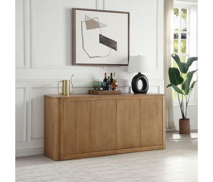 Zoey - Server - Oak - Light Brown