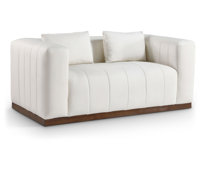 Mallina - Loveseat - Cream