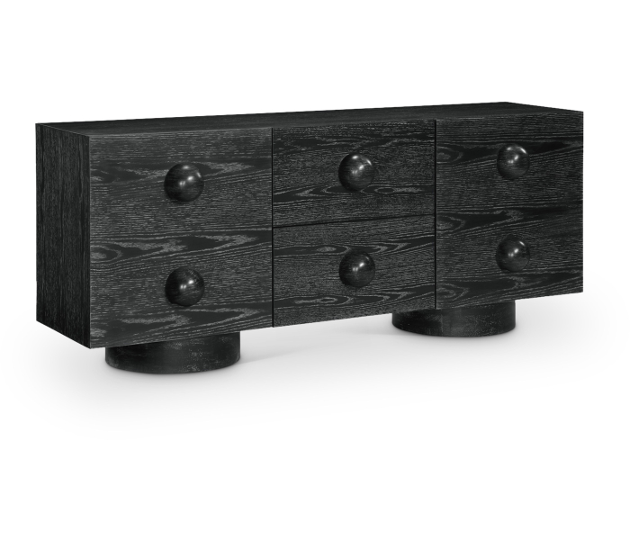 Bubble - Rubberwood with Oak Veneer Sideboard / Buffet