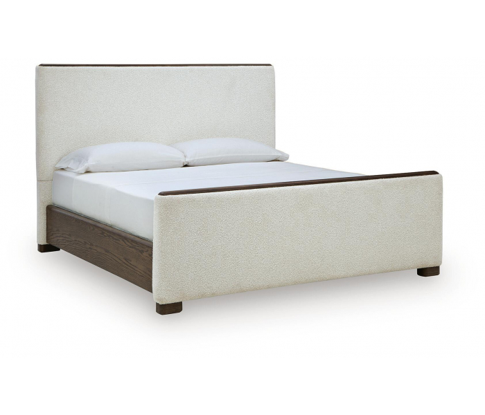 Radkin Upholstered Panel Bed Burnished Brown