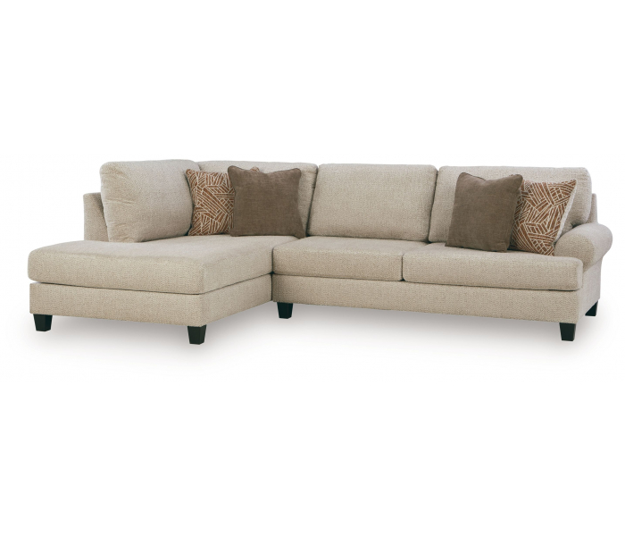 Steelwater Retreat 2-Piece Sectional With LAF Corner Chaise Latte
