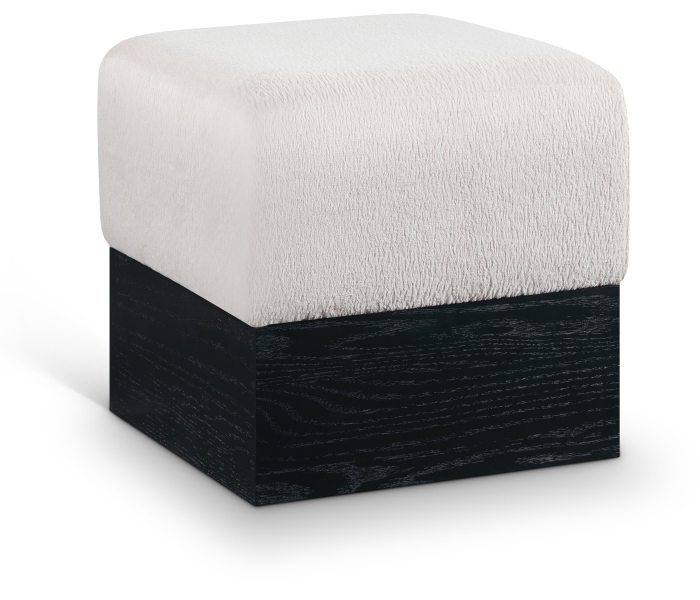 Havre - Ottoman / Stool With Natural Base