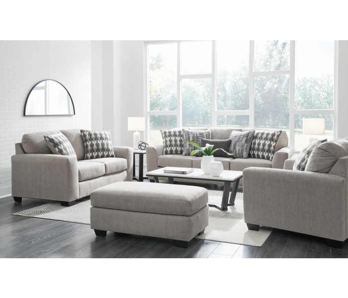 Avenal Park - Flannel - 4 Pc. - Sofa, Loveseat, Chair And A Half, Ottoman