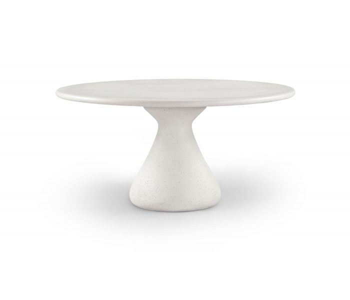 Sano - 60'' Indoor/Outdoor Dining Table - Cream - Pearl Silver, 60"