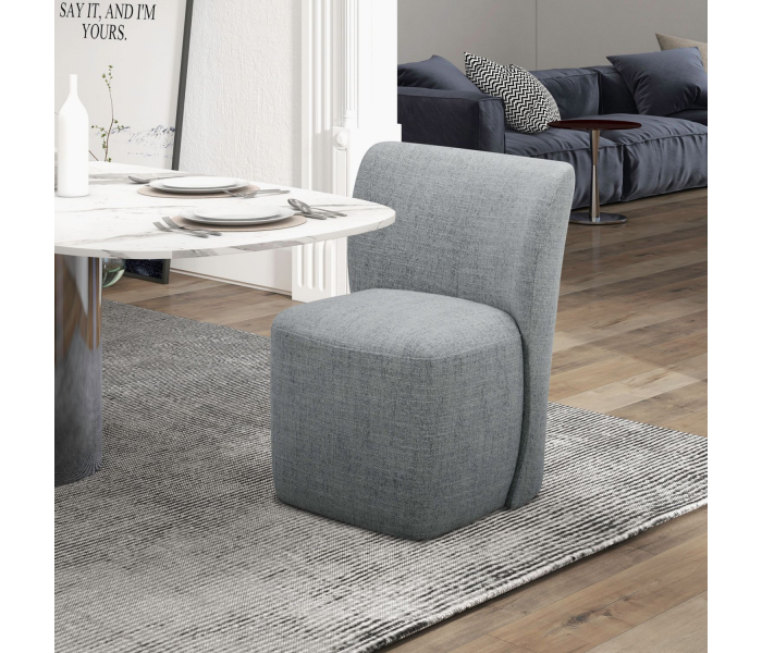 Accent Dining - Dining Chair With Casters Accent - Sapphire