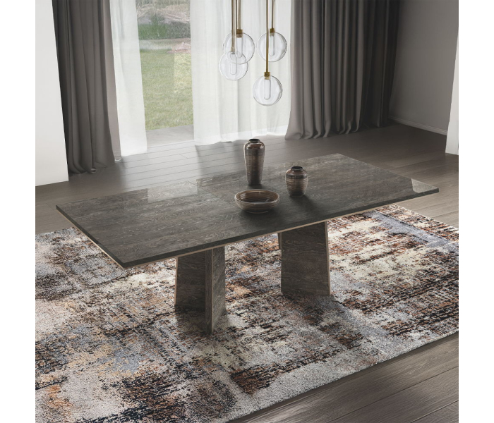 Venezia - Dining Table - Dark Gray, 71"