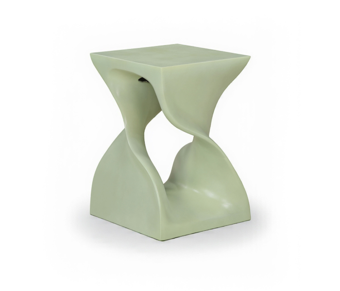 Jula - Concrete End Table - Green, 15"