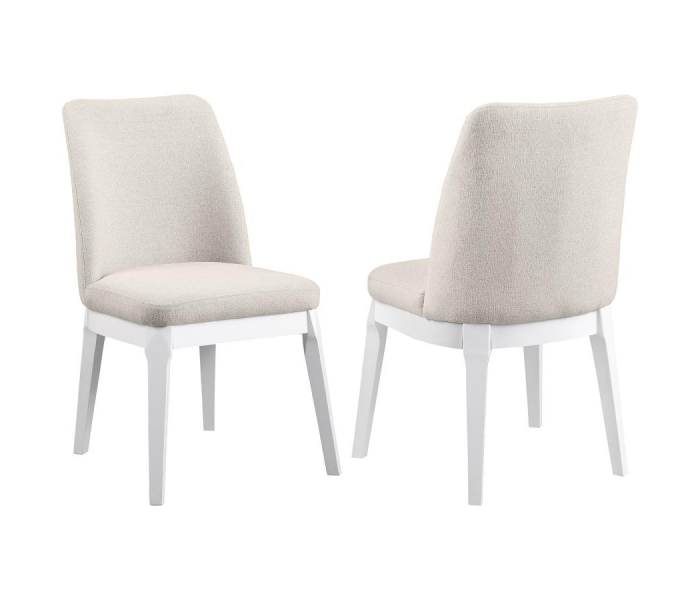 Carissa - Upholstered Dining Side Chair (Set of 2) - Beige