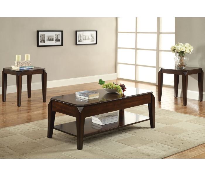 Docila - Coffee Table - Walnut, 47"