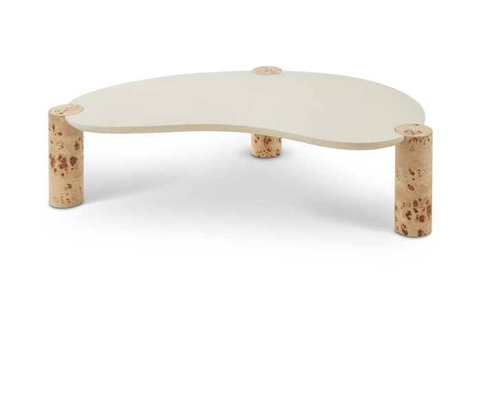 Thor - Burl Wood Coffee Table - Natural, 59.5"
