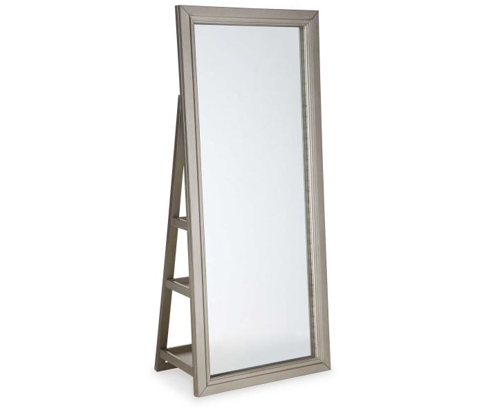 Evesen - Champagne - Floor Standing Mirror/Storage