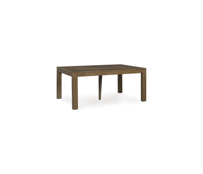 Marxmore Rectangular Dining Room Butterfly Extension Table Brown, 106"