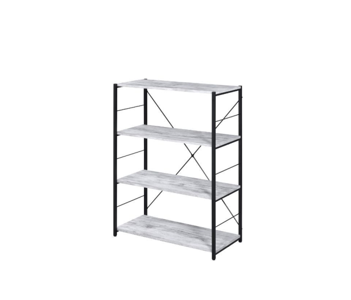 Tesadea - Bookshelf - Antique White & Black Finish - 43"
