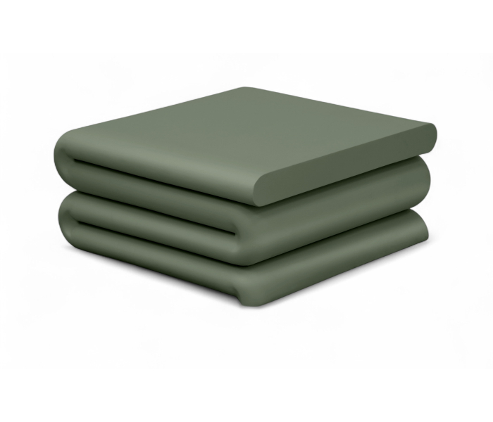 Roland - Iron Coffee Table - Dark Green, 32"