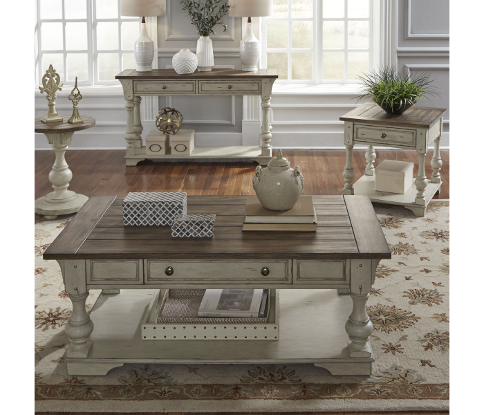 Morgan Creek - 3 Piece Table Set (1 Cocktail 2 End Tables)