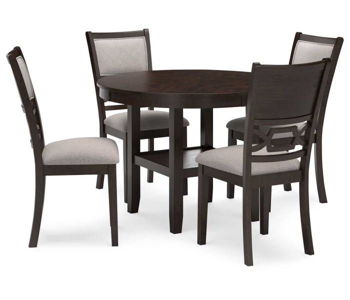 Langwest - Brown - Dining Room Table Set (Set of 5)