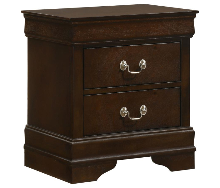 Louis Philippe - 2-Drawer Nightstand - Cappuccino