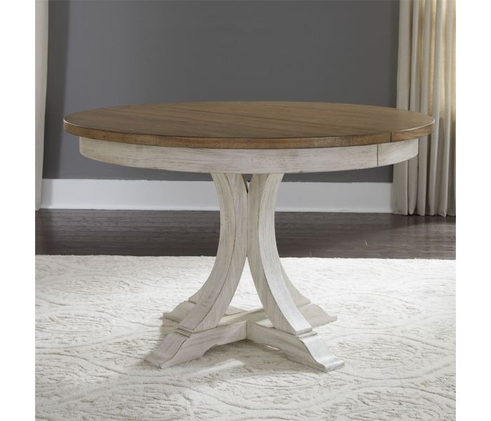 Farmhouse Reimagined - Oval Pedestal Table Base, 42"