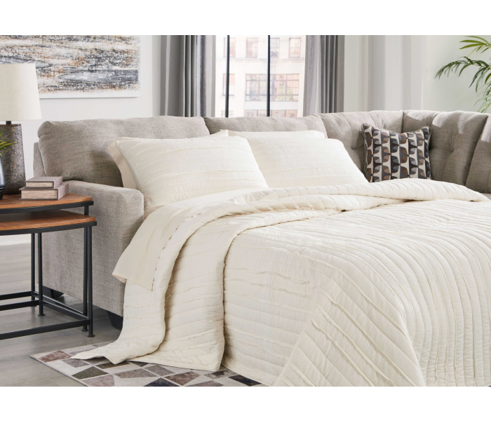 Mahoney Laf Full Sofa Sleeper Pebble, 69"