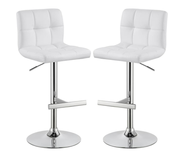 Lenny - Upholstered Adjustable Bar Stool (Set of 2)