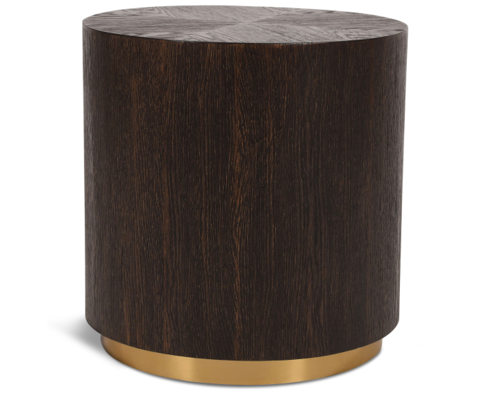 Nile - End Table - Brown Oak, 18"