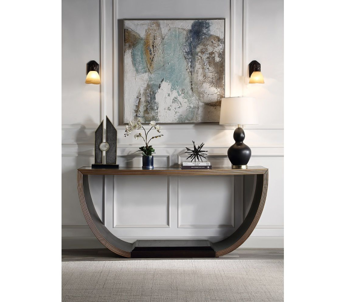Maceo - Console Table - Black, 70"