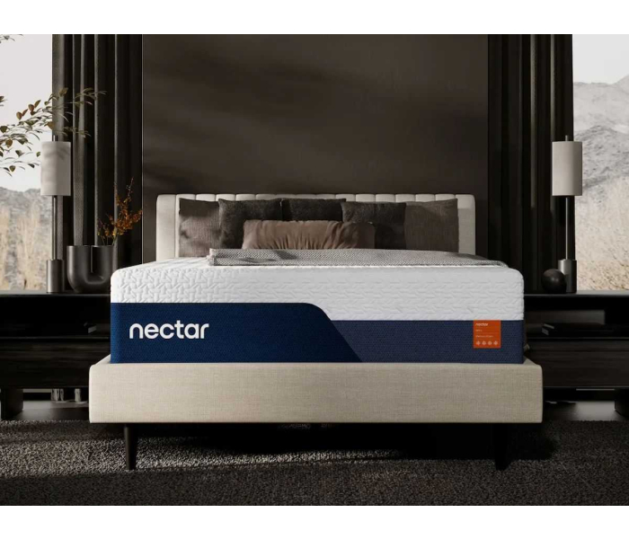 Nectar Ultra Memory Foam 5.1 - White - Twin XL Mattress - Fabric