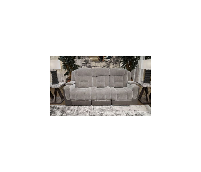 Mixed Motion Power Reclining Sofa With Adjustable Headrest Shadow, 87"