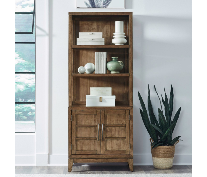 Shaker Lakes - Bookcase - Harvest Brown - Dark Brown