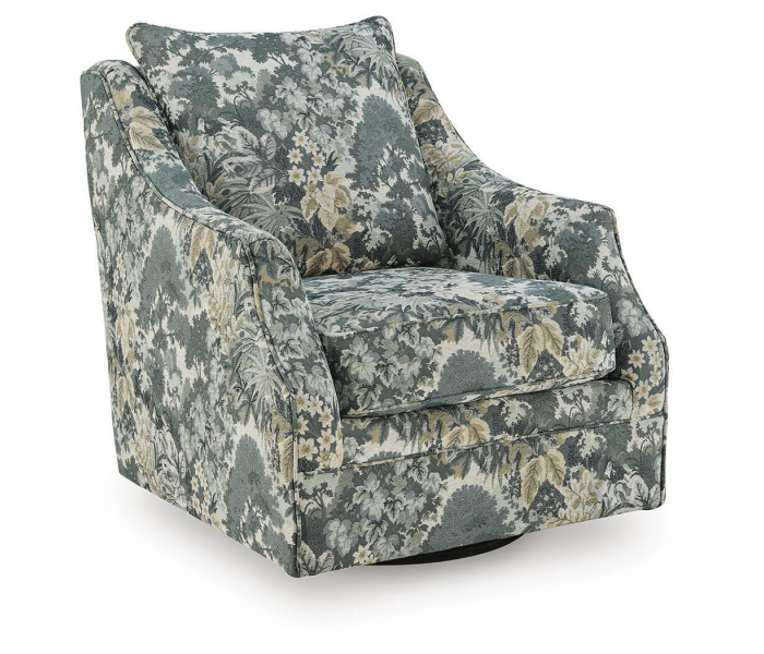Gubbins Swivel Accent Chair Gray