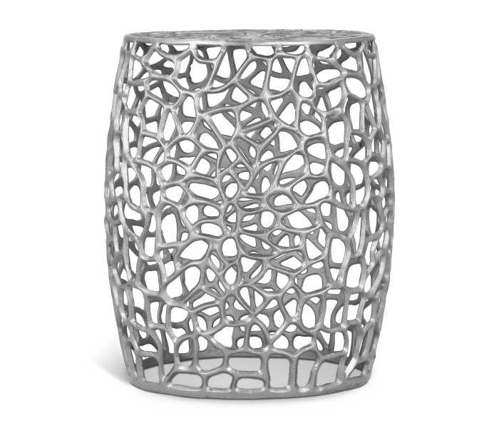 Priya - End Table - Silver, 17.5"