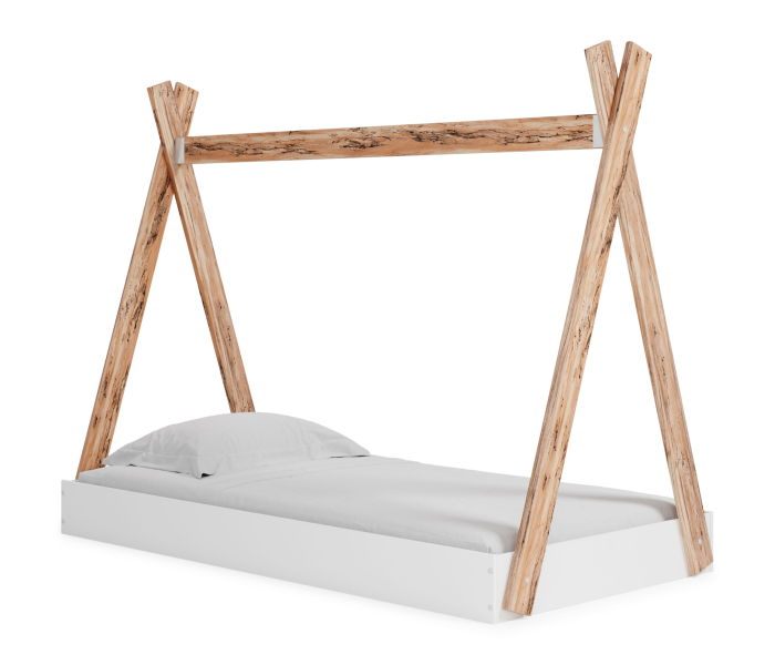 Piperton - Brown / White - Twin Tent Complete Bed in Box