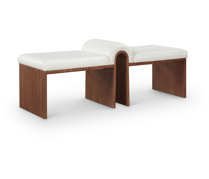 Delphine - Vegan Leather Bench