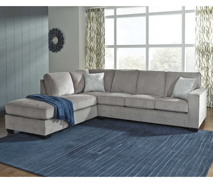 Altari - Alloy - Left Arm Facing Corner Chaise With Sleeper 2 Pc Sectional