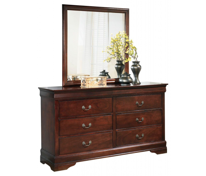 Alisdair Dresser, Mirror Dark Brown, 58.38" Wide