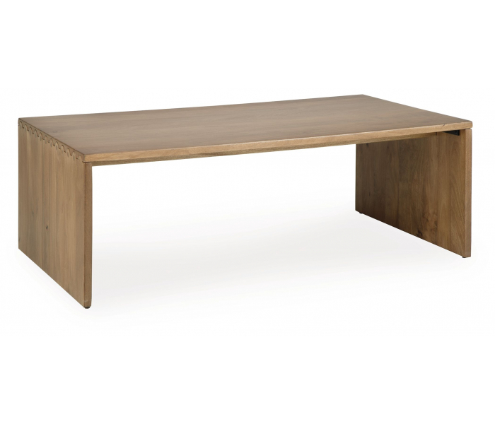 Ella Grove Rectangular Cocktail Table Rich Brown, 54"