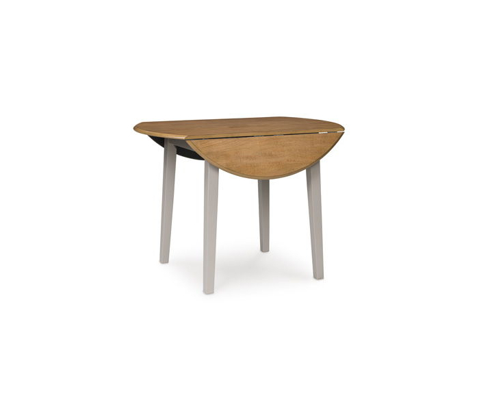 Harperfeld Round Dining Room Drop Leaf Table Natural / Gray, 42.38"