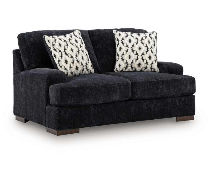 Whitmore Manor Loveseat Black Pearl