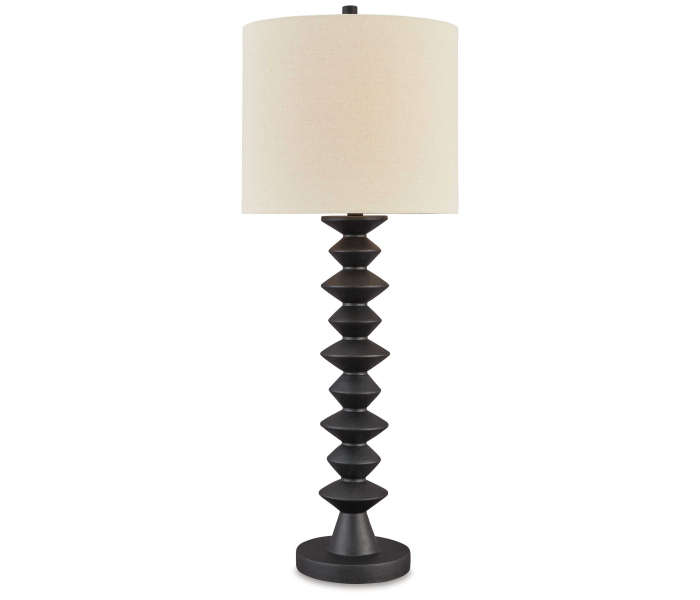 Luanndon - Black - Poly Buffet Lamp