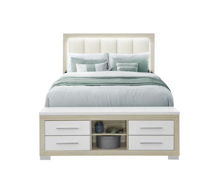 Emma - Queen Bed / King Bed Siderail 2 - Natural /