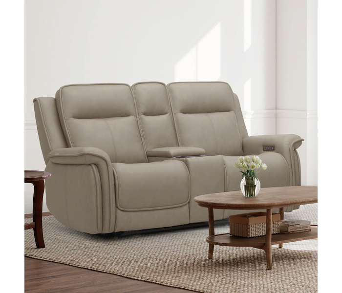 Cora - Loveseat With Console P3 & ZG - Aline Cashmere