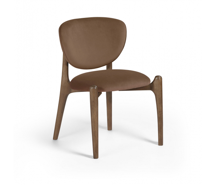Velora - Upholstered Dining Chair (Set of 2) - Brown - Dark Brown