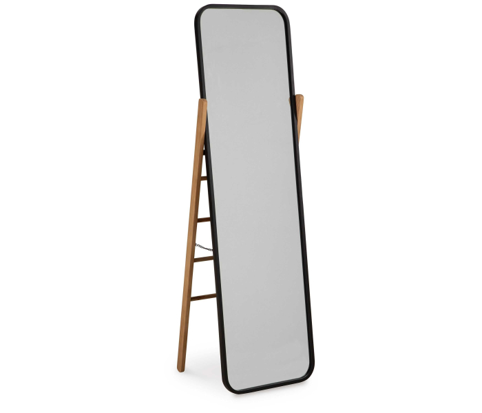 Bronick - Black / Brown - Floor Mirror