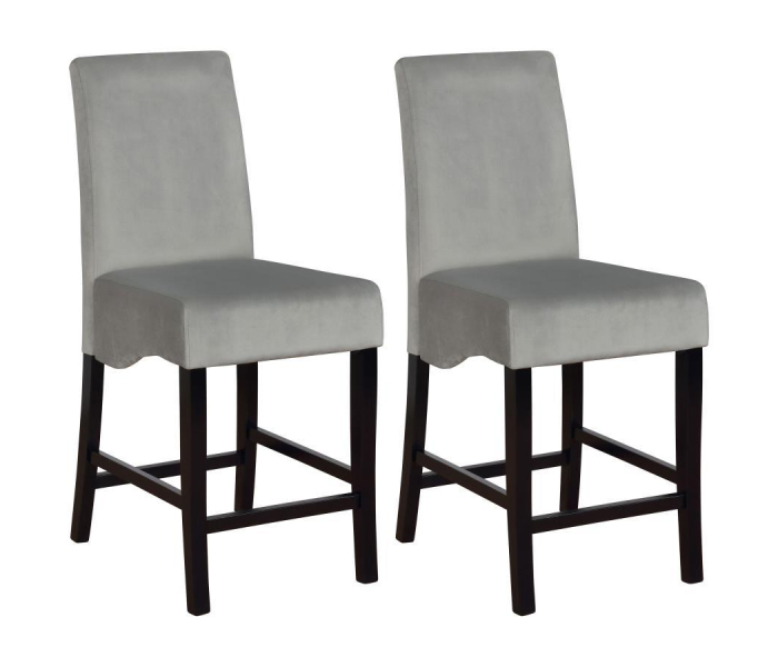 Stanton - Upholstered Counter Chairs (Set of 2) - Gray And