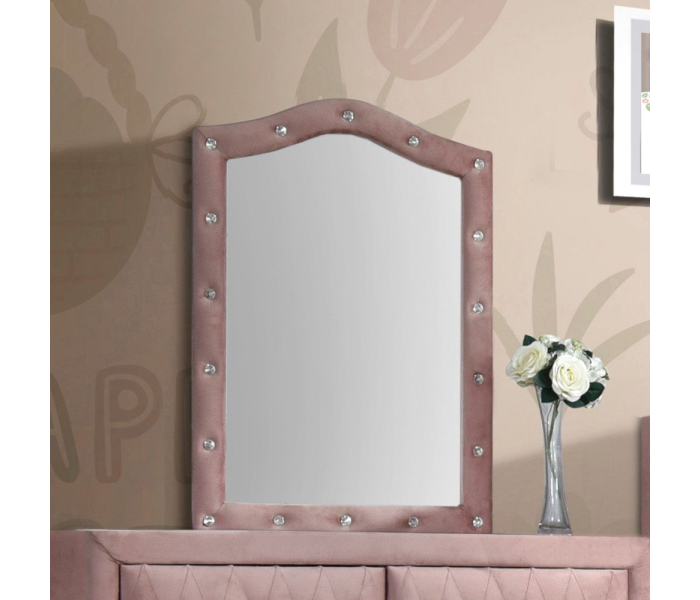Reggie - Mirror - Pink Fabric