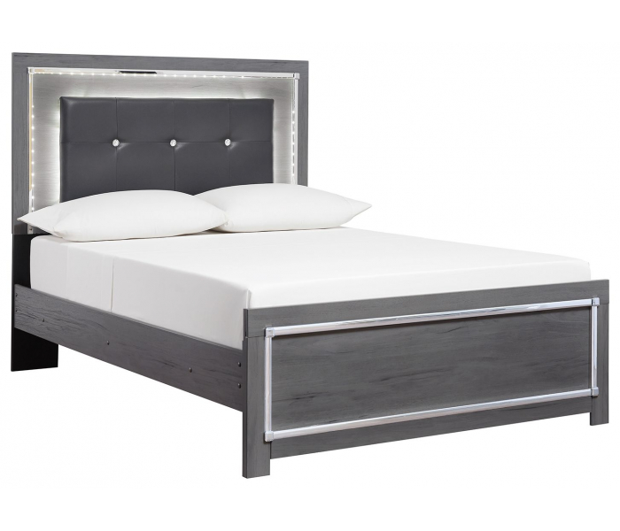 Lodanna - Full Panel Bed - Gray
