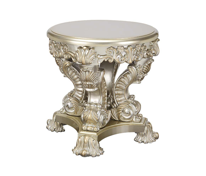 Sorina - End Table - Antique Gold Finish - 28", 28"